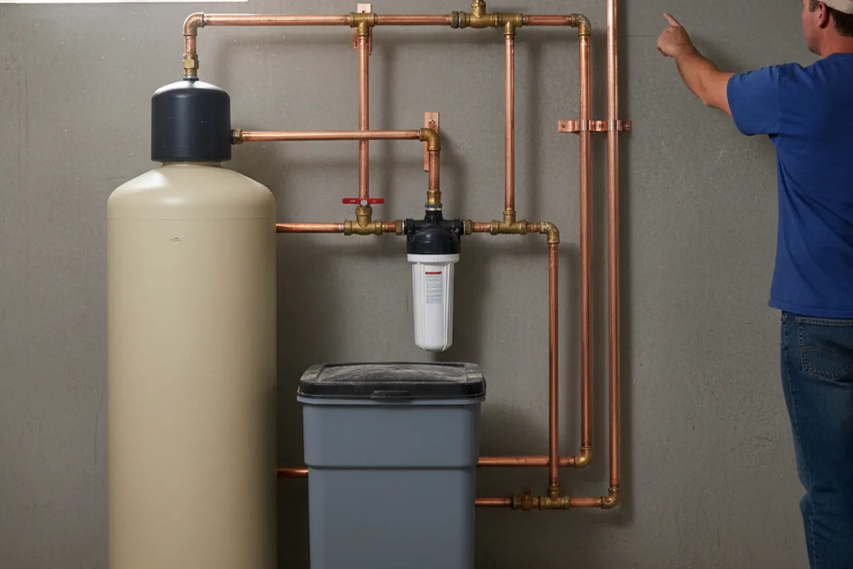 Whole-house water treatment system installed in Hallwood